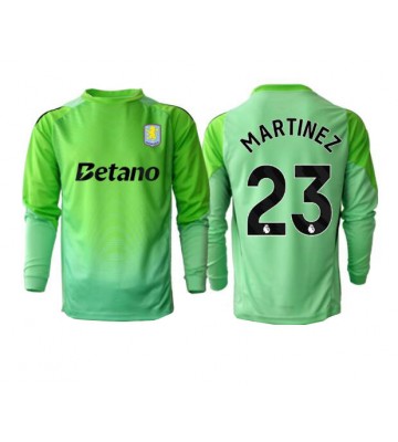 Aston Villa Emiliano Martinez #23 Brankářské Venkovní Dres 2025-26 Dlouhý Rukáv